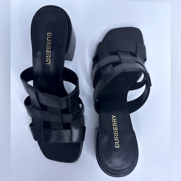 NWOB BURBERRY Lyna Leather Sandals, 100% Authentic! - Picture 15 of 15